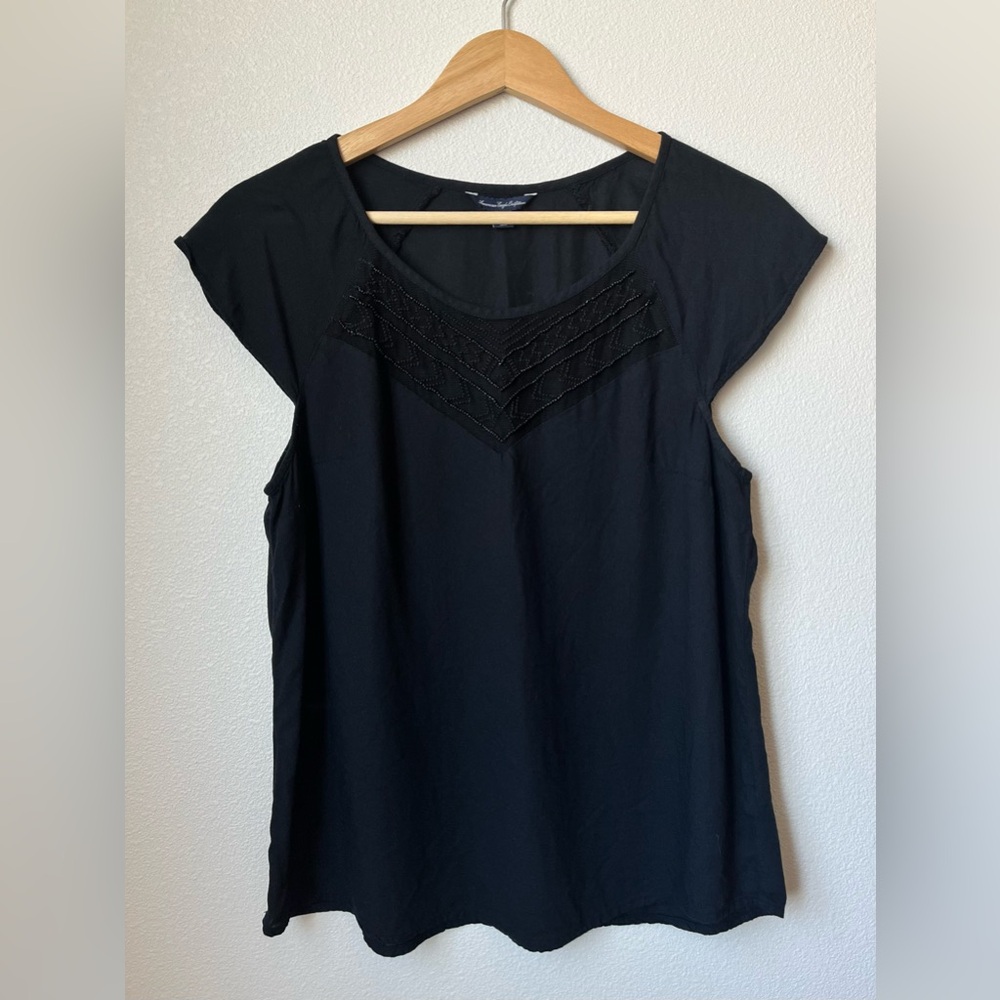 American Eagle Beaded Blouse